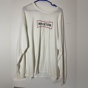White Brixton Long Sleeve T-Shirt